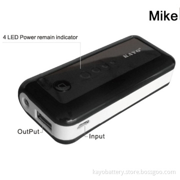 Emergency Mobile Power Bank with Flashlight